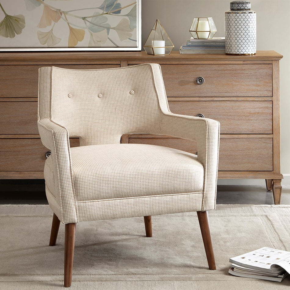 Madison Park Palmer Accent Chair - Cream 