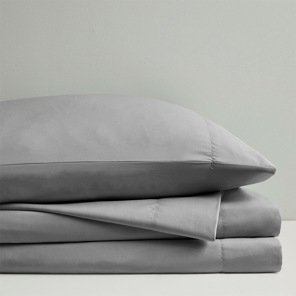 Smart Cool Microfiber Sheet Set - Grey - Cal King Size