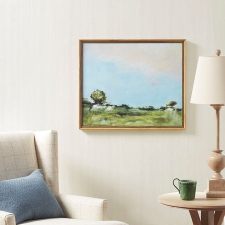 Martha Stewart Across The Plains 2 Framed Gel Coated Canvas - Multicolor 