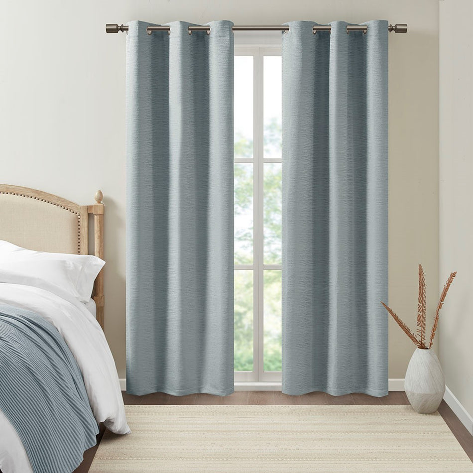 Croscill Classics Avignon Pleat Curtain Panel with Tieback (Single) - Silver - 52x84"