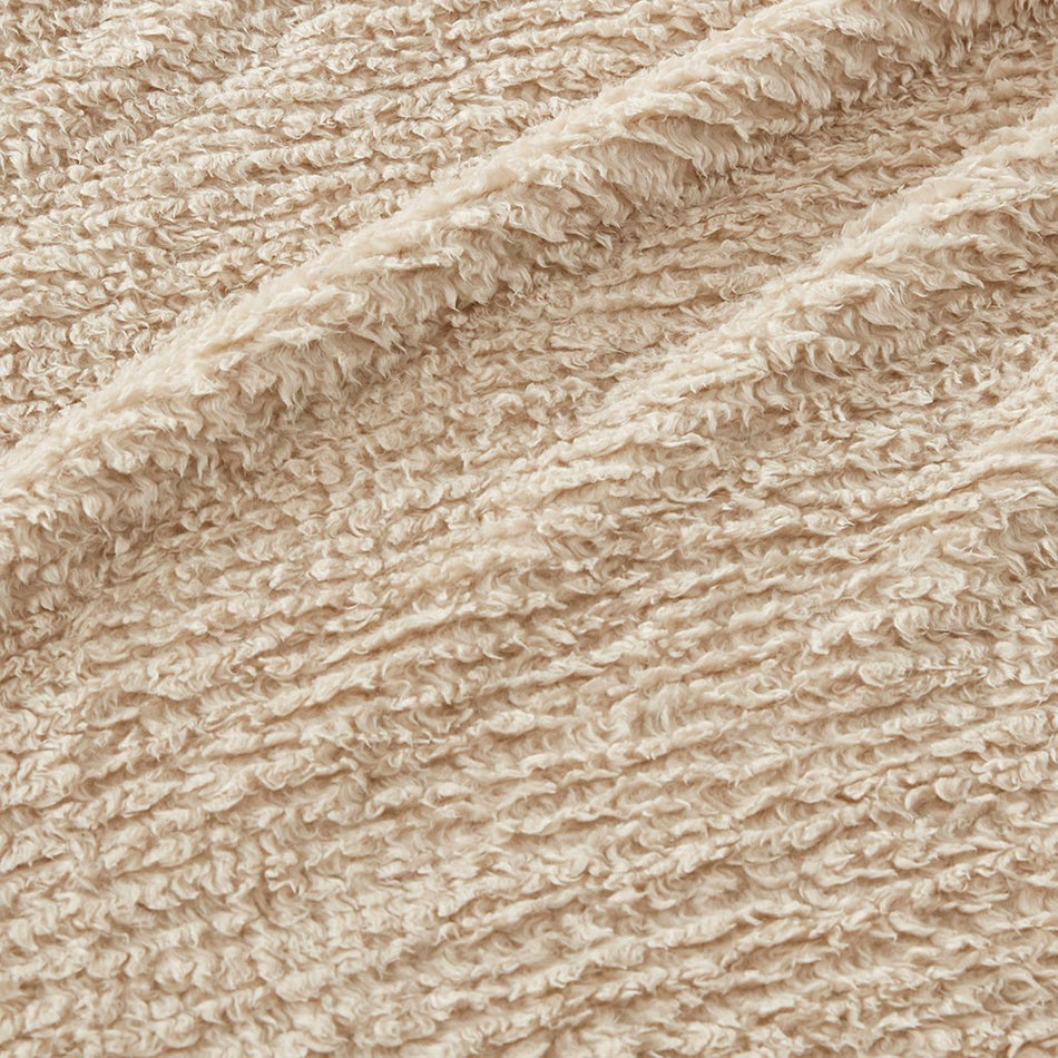 Burlington Berber Blanket - Tan - Twin Size