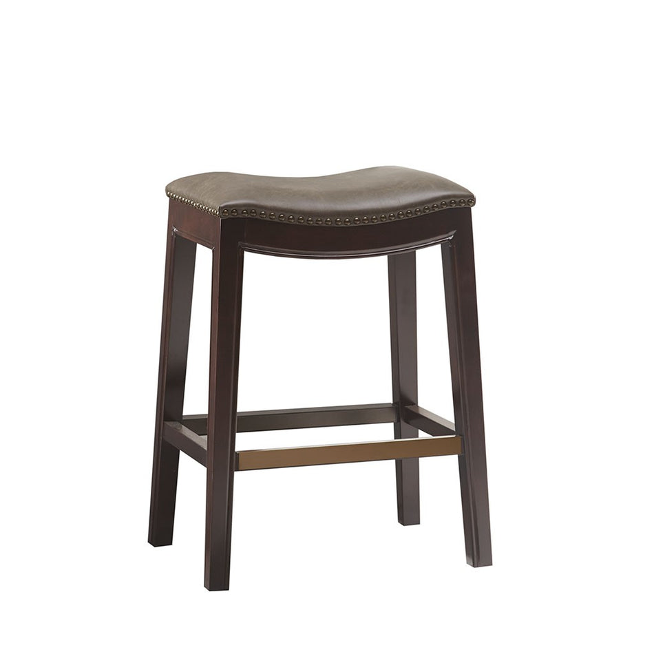 Belfast Saddle Counter Stool - Mushroom