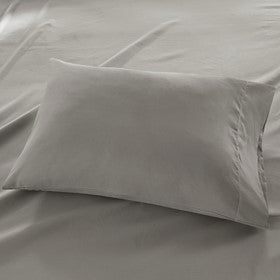 3M Microcell All Season Lightweight Sheet Set - Grey - Full Size