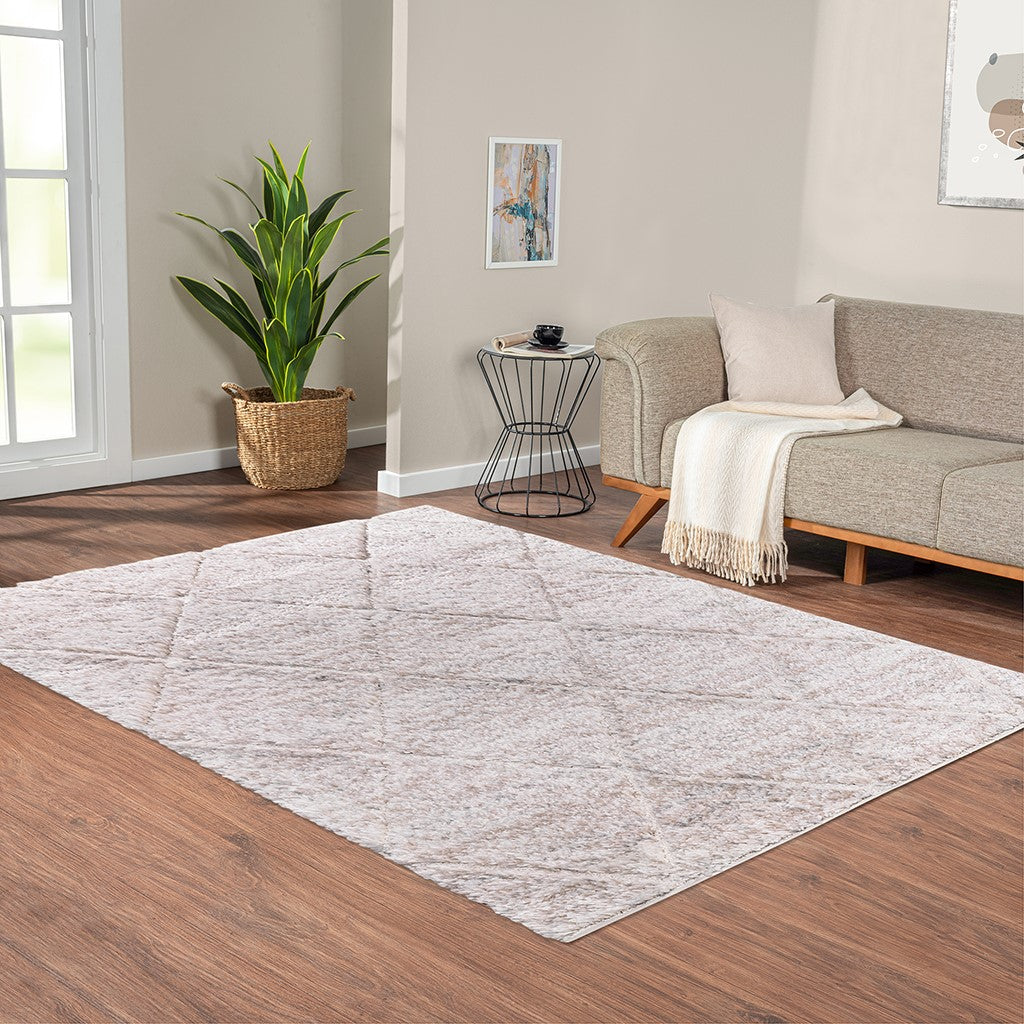 Madison Park Sophie Talas Trellis Area Rug in Cream - Cream - 3x5' Scatter