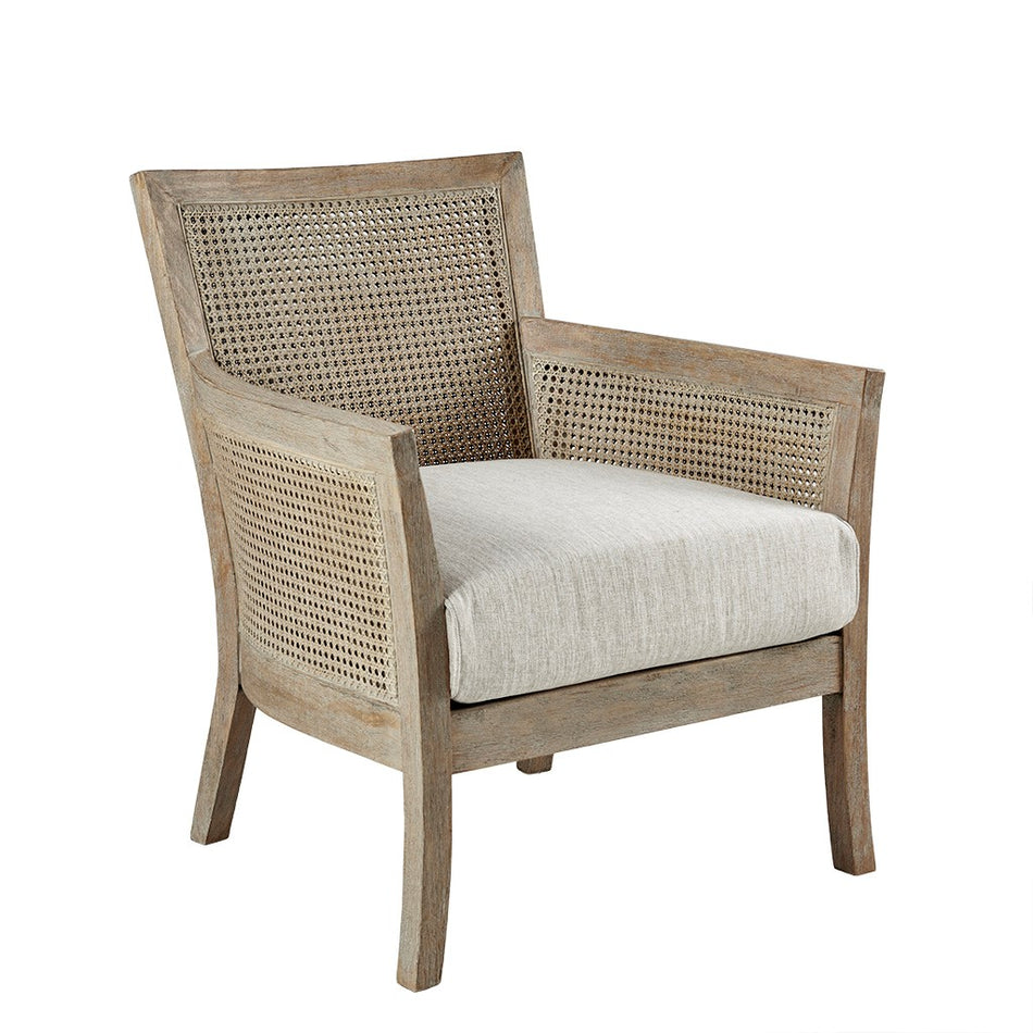 Diedra Cane Armchair - Cream / Reclaimed Natural