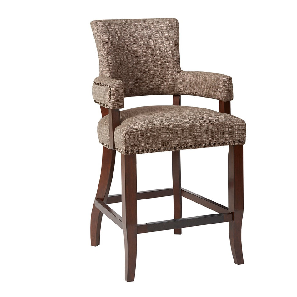 Dawson Arm 26"Ëœ' Counter Stool - Brown