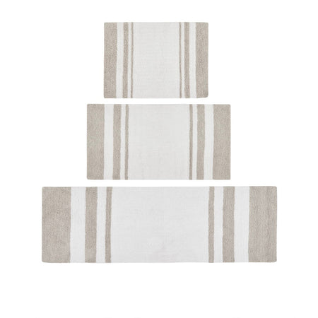 Madison Park Spa Cotton Reversible Bath Rug - Taupe - 27x45"