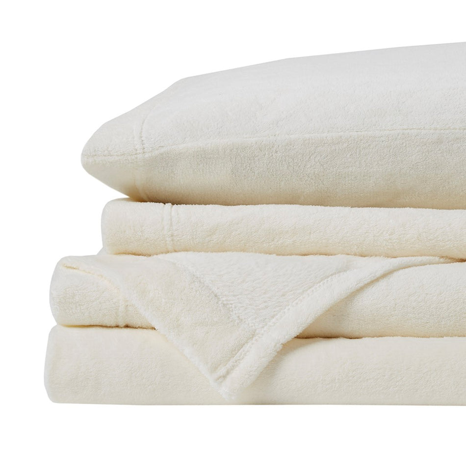 Soloft Plush Sheet Set - Ivory - King Size