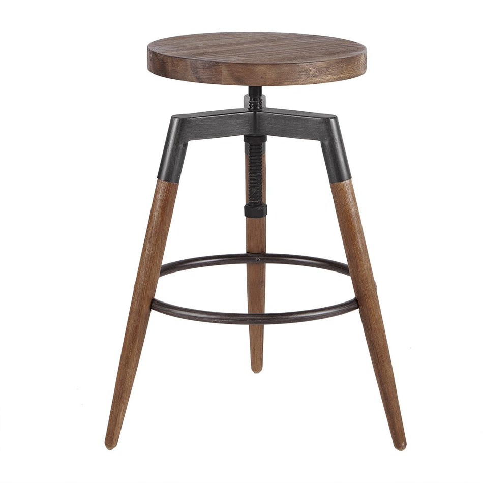 Frazier Adjustable Height Counter / Bar Stool - Brown