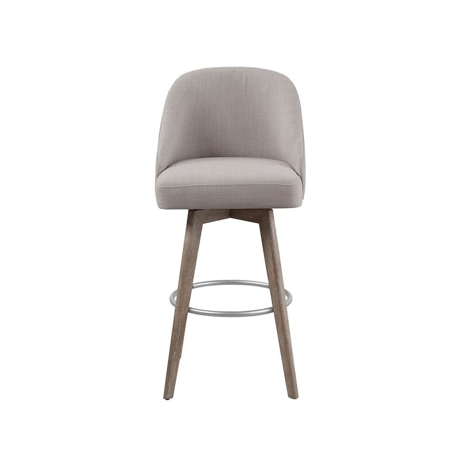 Pearce Bar Stool with Swivel Seat - Grey