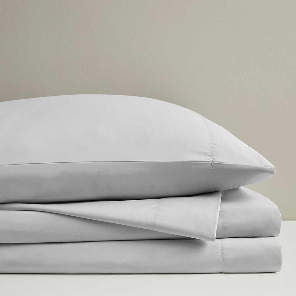 Smart Cool Microfiber Sheet Set - Light Grey - Cal King Size