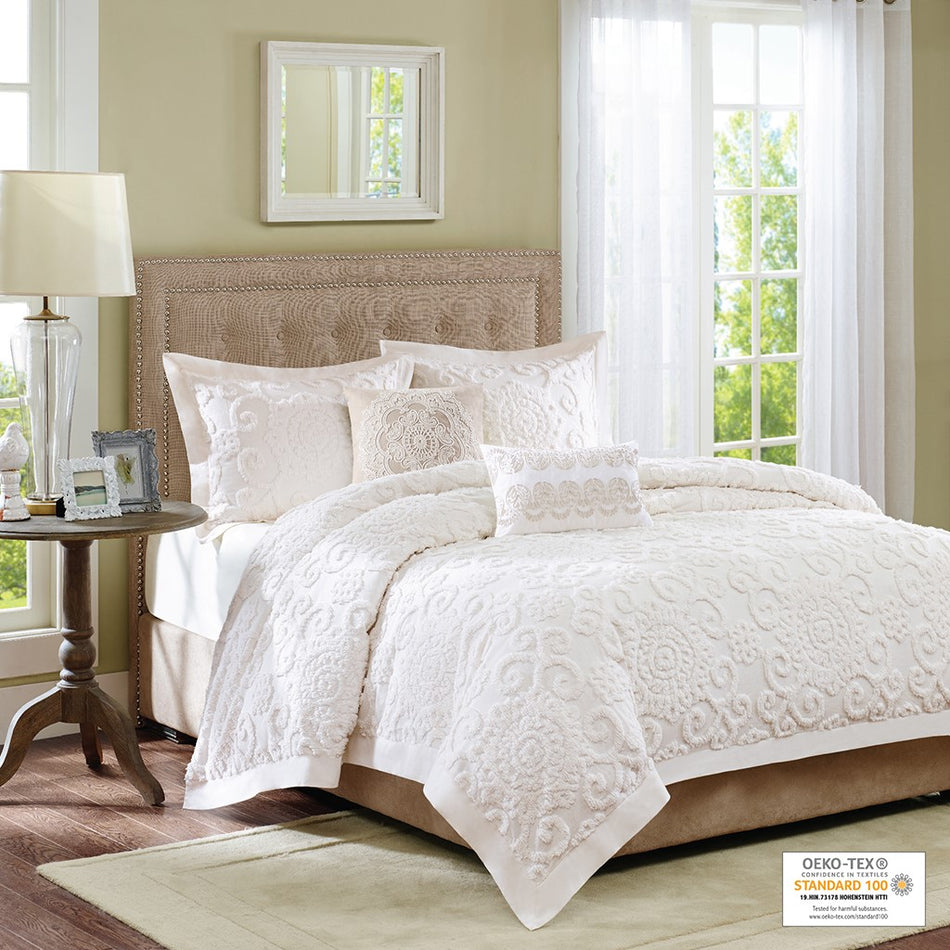 Suzanna Duvet Mini Set - Ivory - Full Size / Queen Size