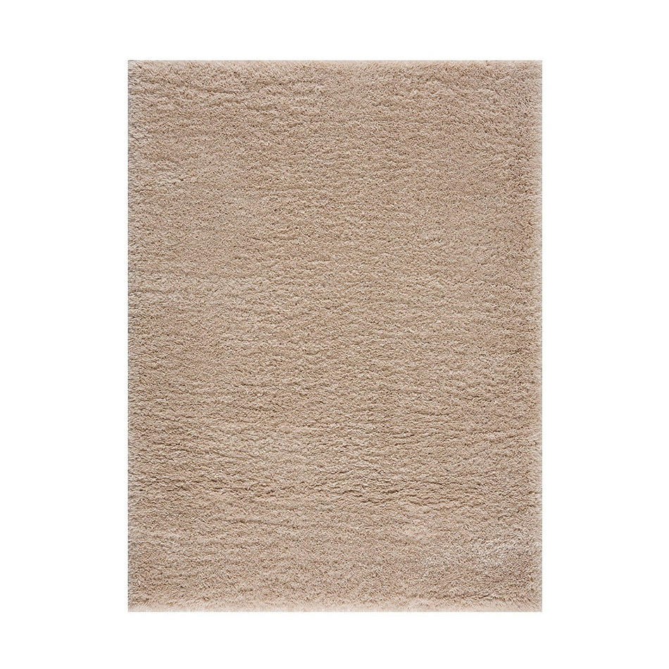 Camdyn Super Soft Polyester Shag Area Rug - Cream - 5x7'