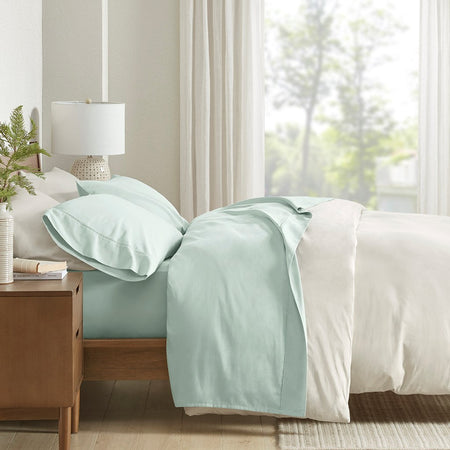 Clean Spaces 300TC BCI Cotton 300TC BCI Cotton Sheet Set - Seafoam - King Size