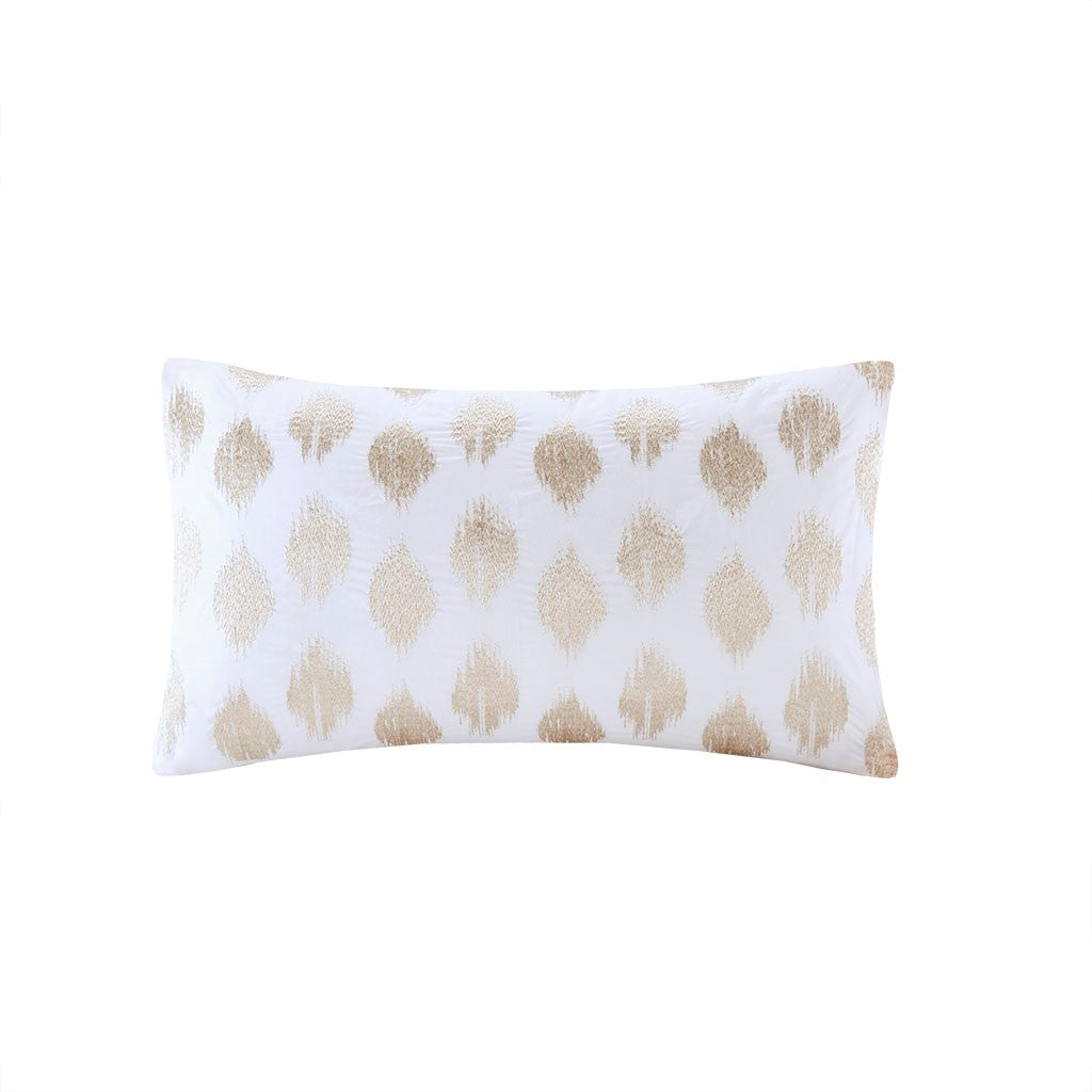 INK+IVY Stella Dot Cotton Oblong Pillow - Copper - 12x20"