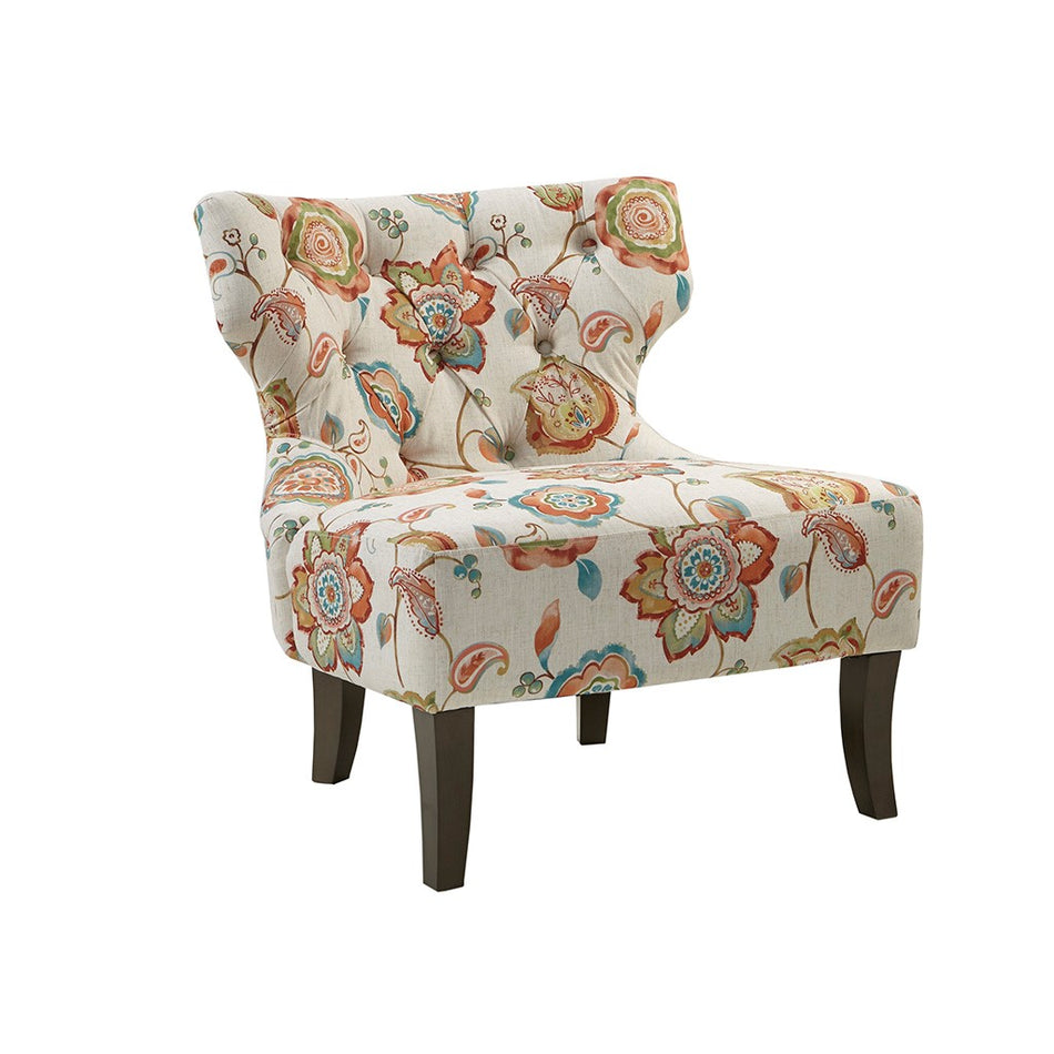 Erika Accent Chair - Orange Multi