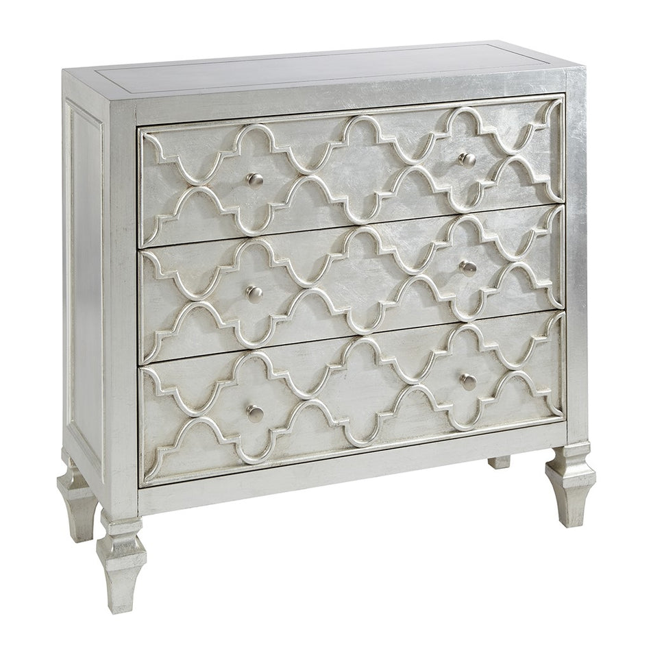 Somerset 3-Drawer Chest - Antique Silver