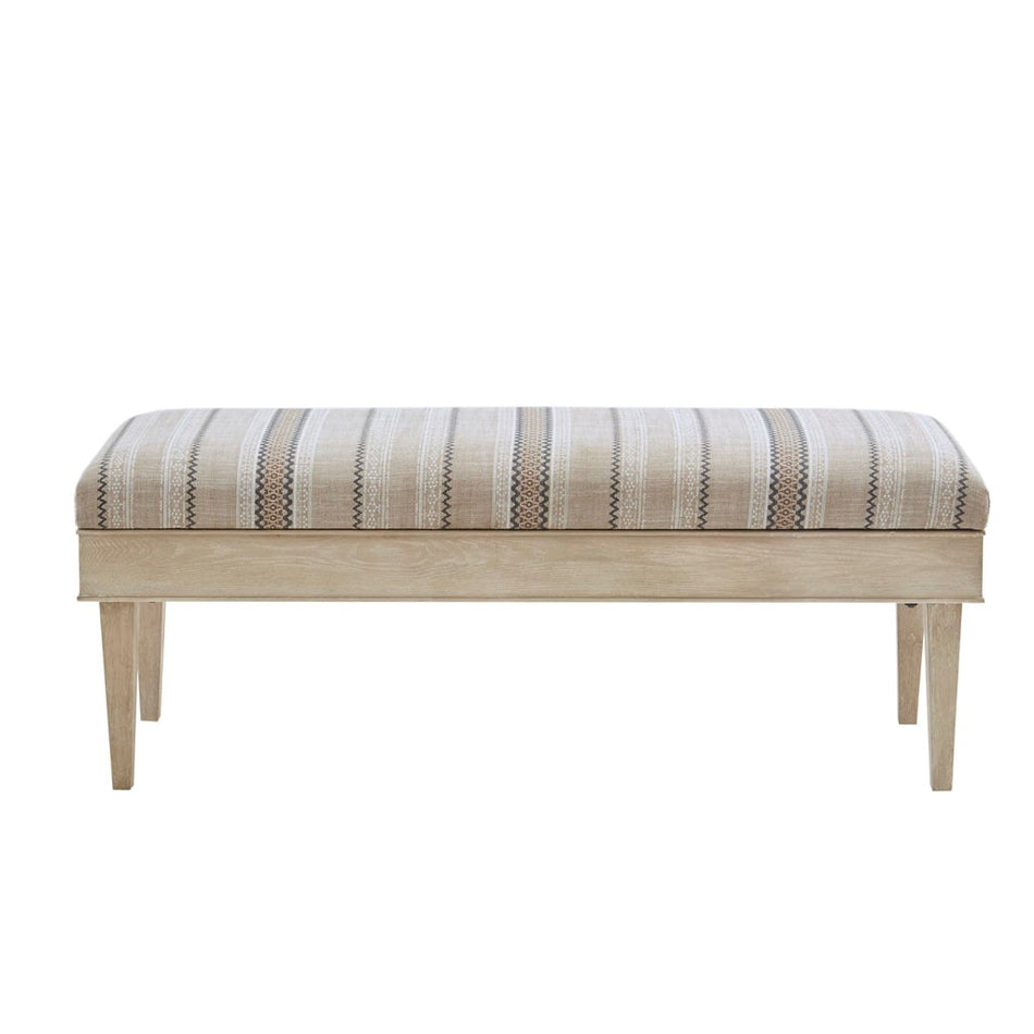 Harstrom Soft Close Storage Bench - Beige Multi