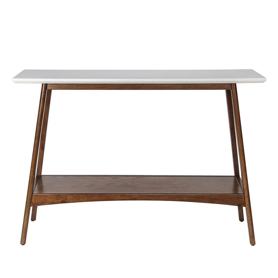 Parker Console - Off White / Pecan