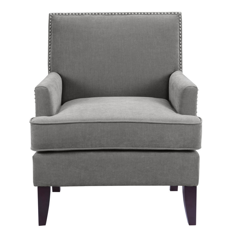 Colton Track Arm Club Chair - Grey