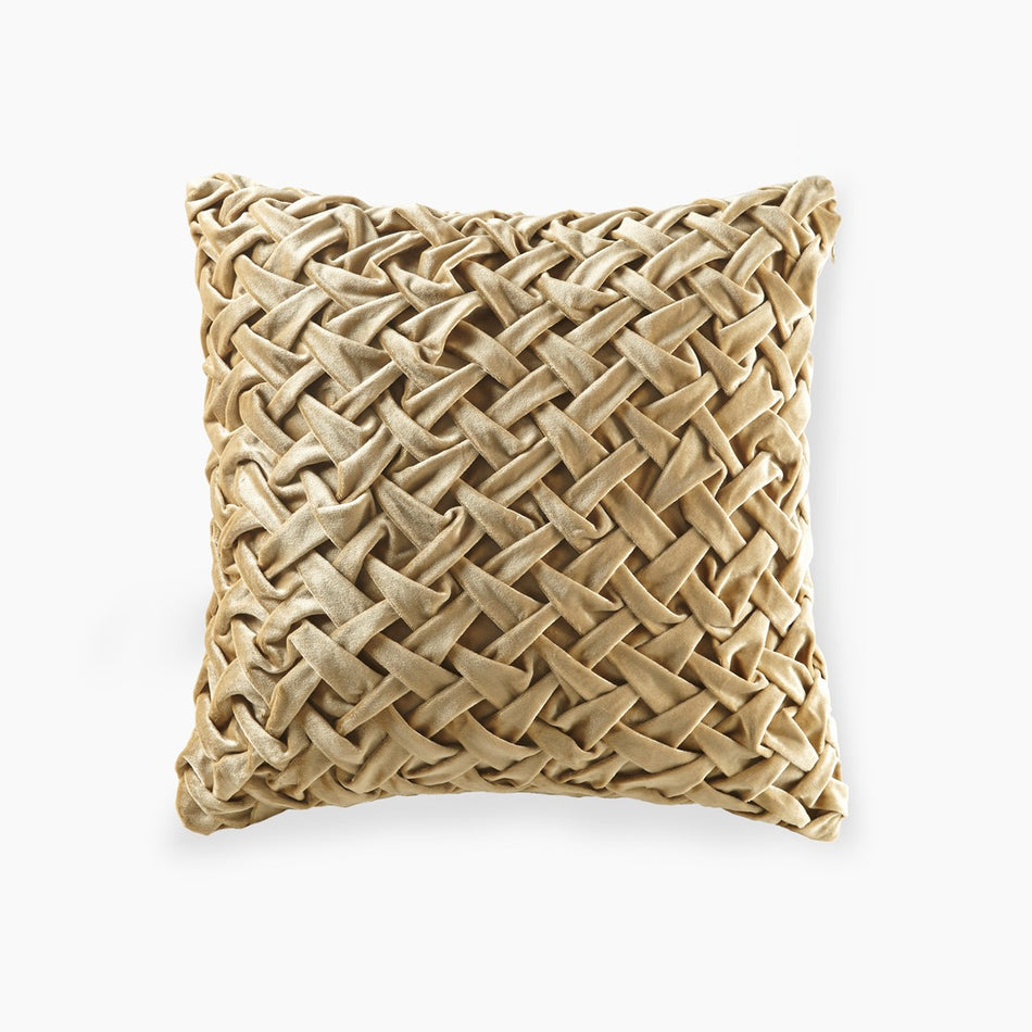 Croscill Classics Winchester Square Decor Pillow - Gold  - 20x20" Shop Online & Save - expresshomedirectr.com